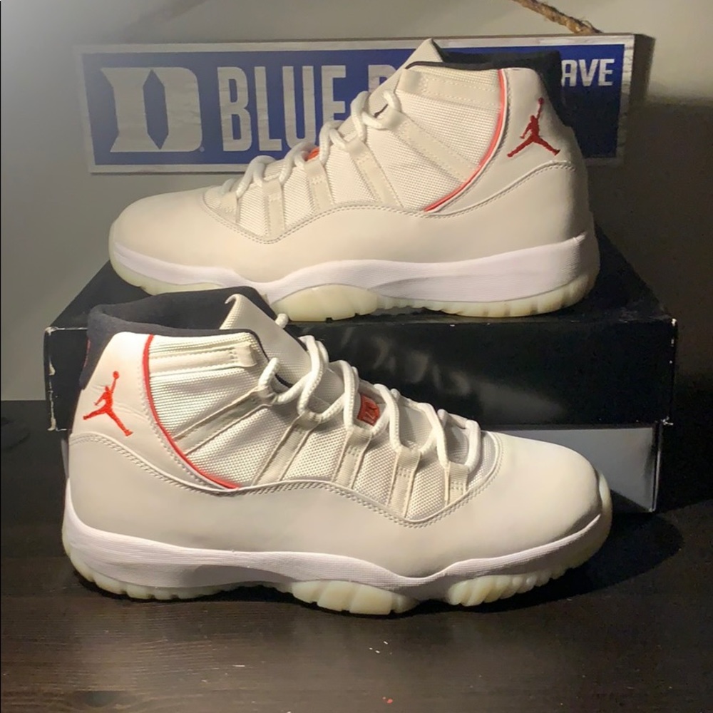 Jordan 11 platinum tint